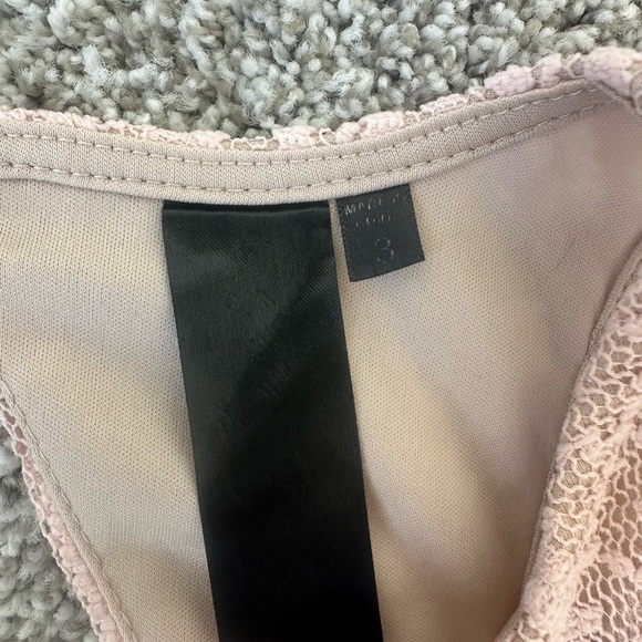 Light Pink Lace Dress | Size 3 - Picture 3 of 9